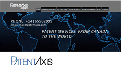 Desktop Screenshot of patentaxis.com