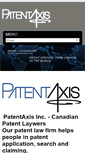 Mobile Screenshot of patentaxis.com